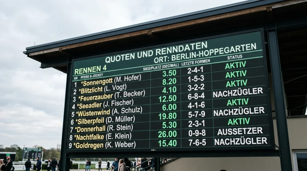 Auszahlungsquoten bei Pferdewetten erklärt